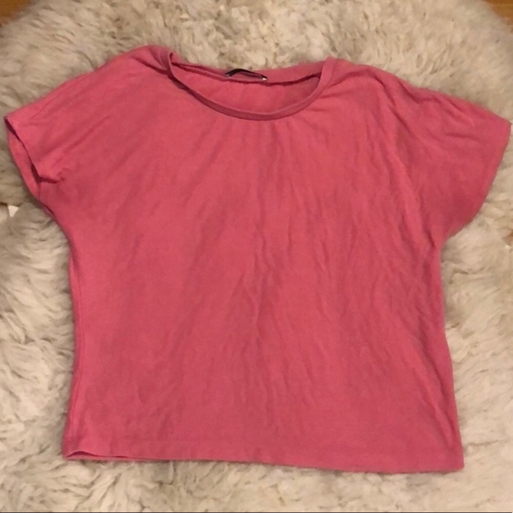 ZARA PINK CROP TOP